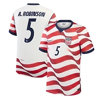 Men's Nike Antonee Robinson White USMNT 2026 Home Stadium Replica Jersey