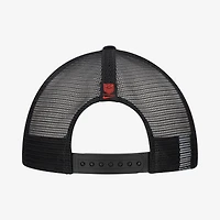 Men's Nike Black USMNT Rise Rope Trucker A-Frame Adjustable Hat