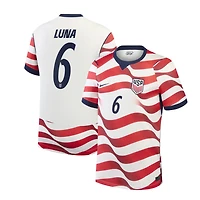 Men's Nike Diego Luna White USMNT 2026 Home Stadium Replica Jersey