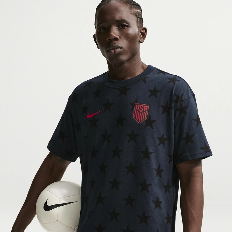 T-shirt Nike bleu marine pour homme, imprimé intégral USMNT