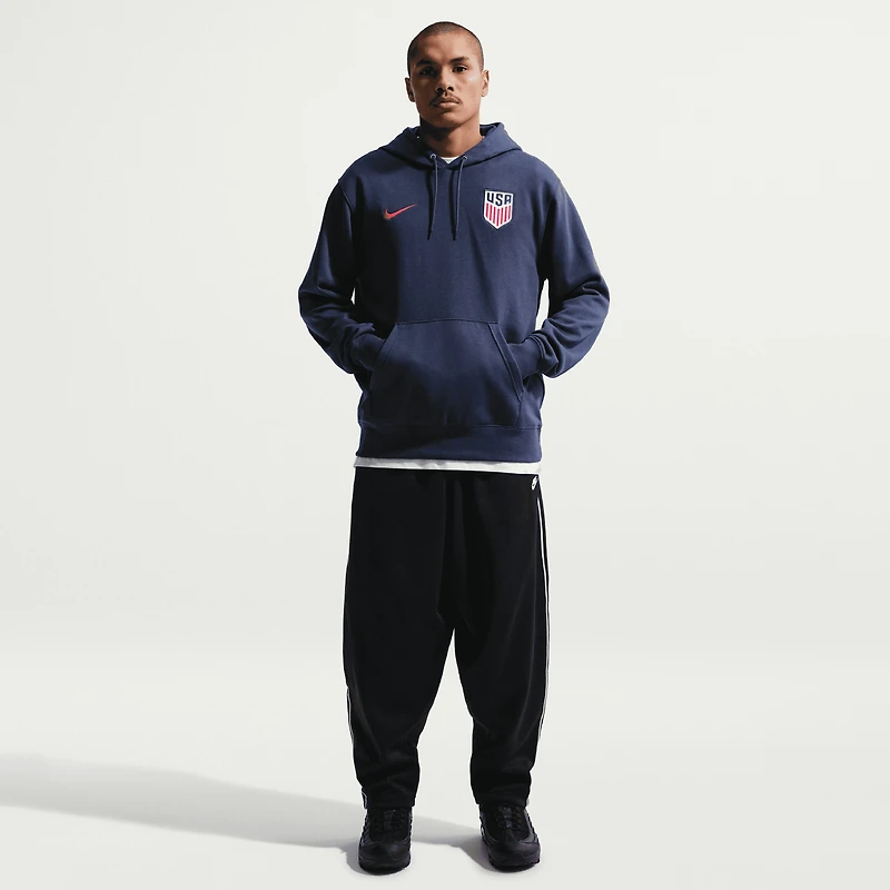 Sweat à capuche Nike USMNT Club bleu marine pour homme