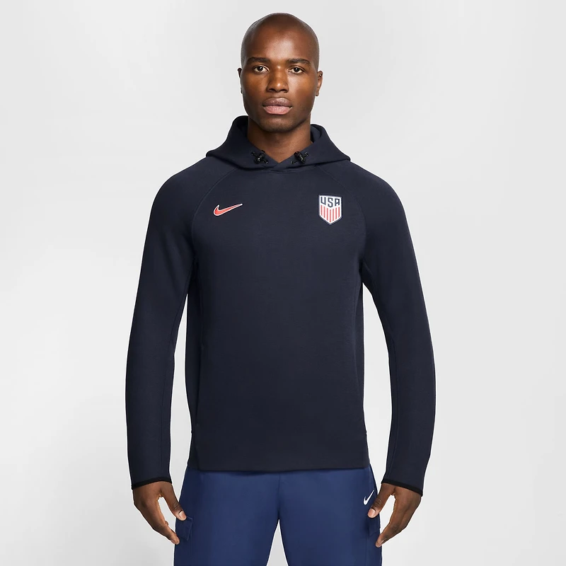 Sweat à capuche Nike USMNT Tech Fleece bleu marine pour homme