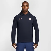 Sweat à capuche Nike USMNT Tech Fleece bleu marine pour homme
