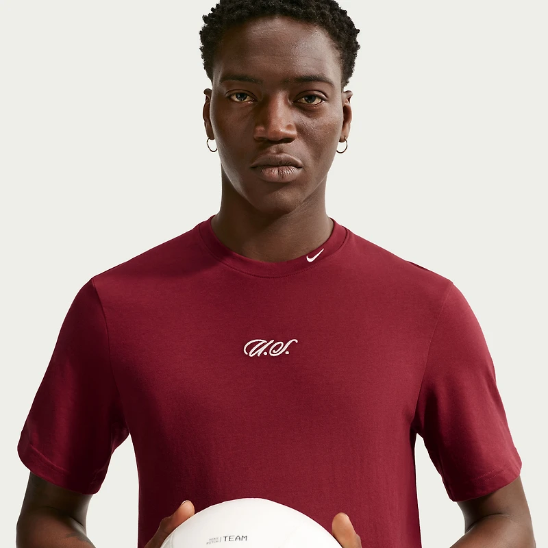 Men's Nike Red USMNT 2026 Primary Statement Dri-FIT T-Shirt