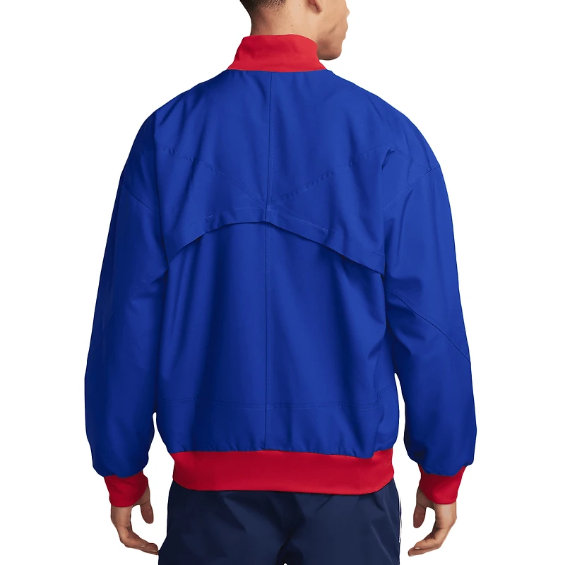 Veste entièrement zippée Nike Royal USMNT 2024 Strike Anthem pour homme