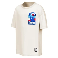 T-shirt oversize crème Outerstuff USA Post Card pour homme