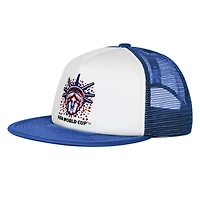 Men's Outerstuff White/Royal FIFA World Cup 2026 Defender Adjustable Trucker Hat
