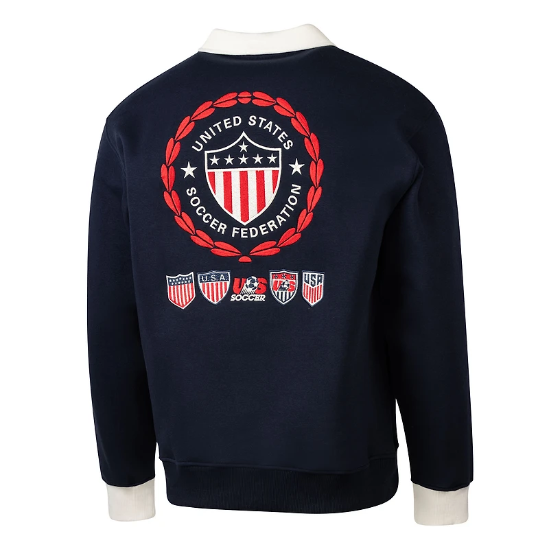 Men's Sport Design Sweden  Navy USMNT Classic Rugger Sweatshirt