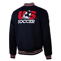 Men's Sport Design Sweden  Navy USMNT Icon Full-Snap Varsity Jacket
