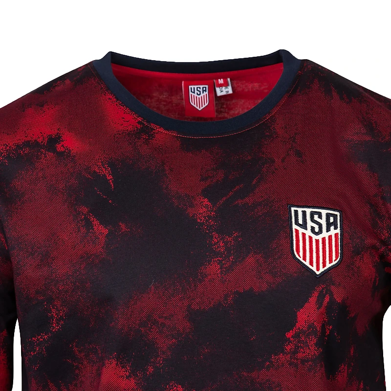 Men's Sport Design Sweden  Red USMNT Anthem T-Shirt