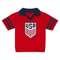 Ensemble haut et short Charming Dude rouge/bleu marine pour tout-petits USMNT