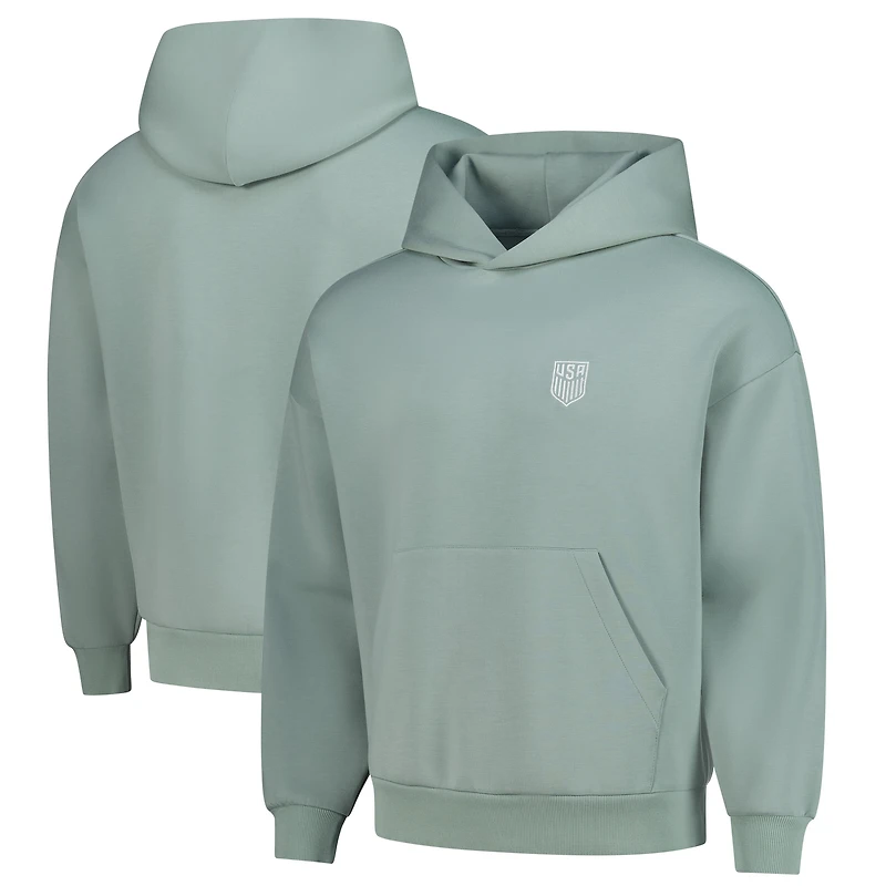 Pull à capuche unisexe Levelwear vert USMNT Luxe Signature Tri-Blend