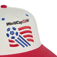 Casquette unisexe adidas blanche/rouge avec motif USMNT Coupe du Monde 1994
