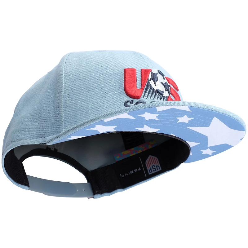 Casquette snapback unisexe bleu clair USMNT Making History