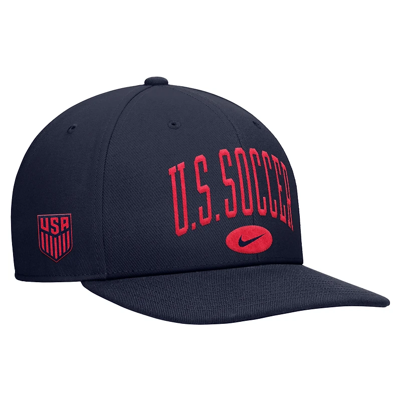 Casquette Nike USMNT Pro Snapback unisexe bleu marine