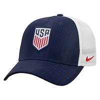 Unisex Nike Navy USMNT Rise Printed Trucker Adjustable Hat