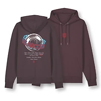 Unisex Uscape Apparel Brown USMNT Oversized Los Angeles Globe Hoodie