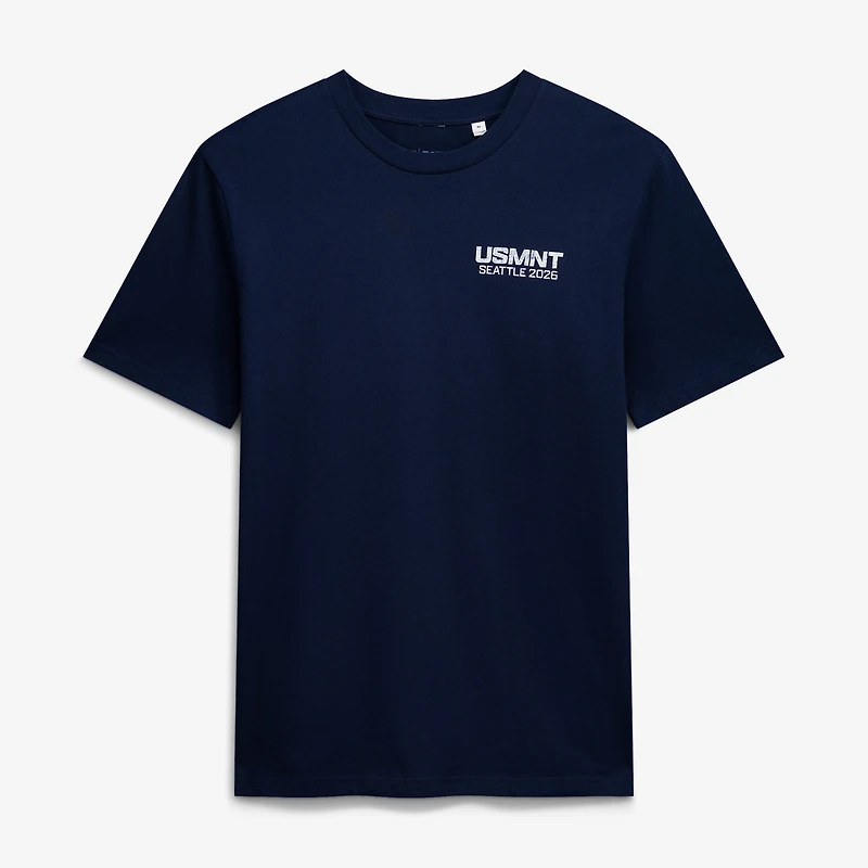 Unisex  Uscape Apparel Navy Host City U.S. Soccer x Seattle Crest 2026 T-Shirt