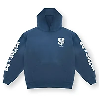 Unisex Uscape Apparel Navy USMNT Oversized Celebrate Hoodie