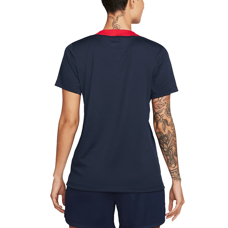 Women's Nike  Navy USMNT 2024 Strike Performance Top