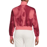 Veste courte à zip quart de Nike USMNT Phoenix Fleece pour femme rose