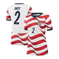 Women's Nike Sergiño Dest White USMNT 2026 Home Stadium Replica Jersey