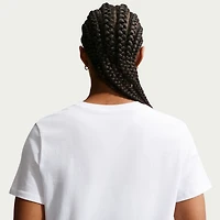 T-shirt Nike blanc pour femme avec l'écusson de l'équipe nationale américaine football (USMNT)