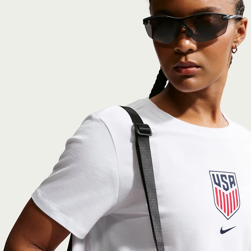 Women's Nike White USMNT Crest T-Shirt