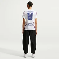 Haut d'avant-match Nike blanc USMNT x VAA 2026 Dri-FIT pour femme