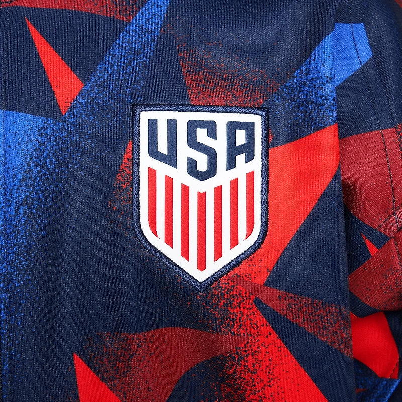 Veste zippée Nike Navy USMNT 2025 Academy Pro Anthem pour jeune