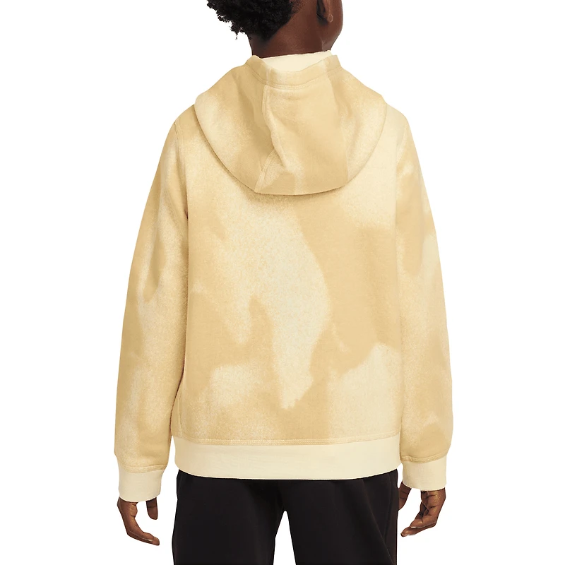 Youth Nike Cream USMNT Club Fleece Pullover Hoodie