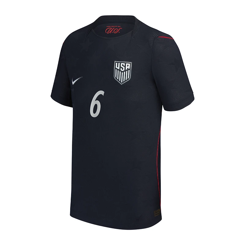 Maillot authentique extérieur Nike Diego Luna bleu USMNT 2026/27 pour enfant
