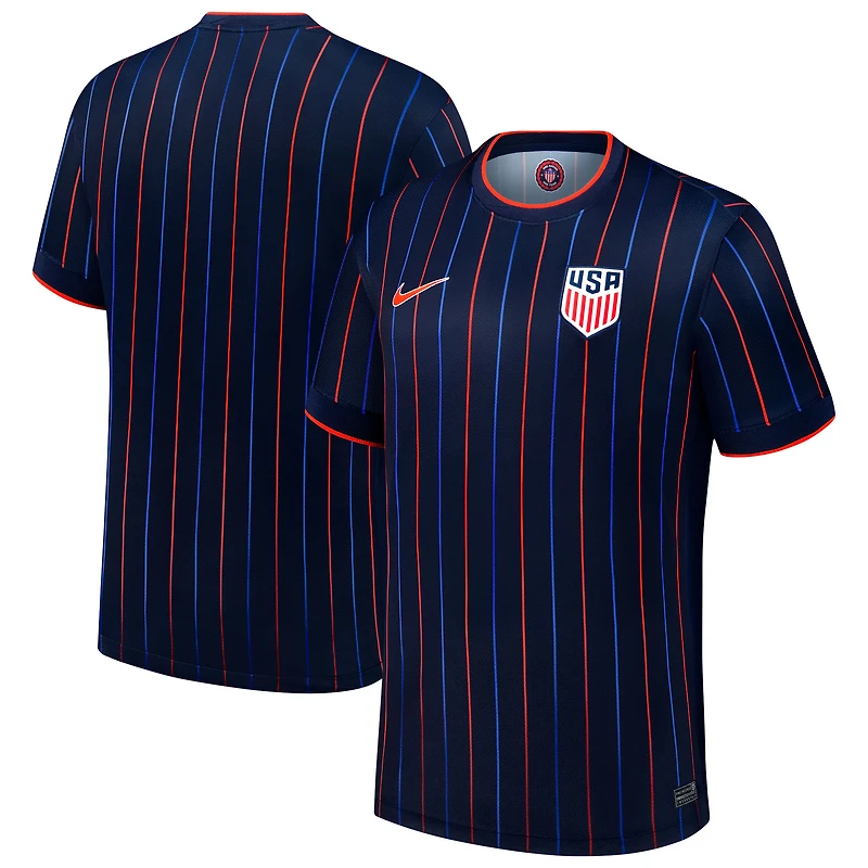 Maillot Nike bleu marine USMNT 2025 extérieur pour enfant