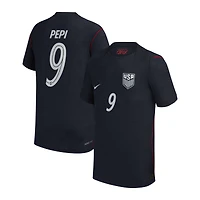 Youth Nike Ricardo Pepi Blue USMNT 2026/27 Away Match Authentic Jersey