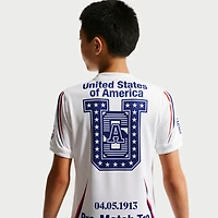 Maillot d'avant-match Nike USMNT x VAA 2026 blanc pour enfant