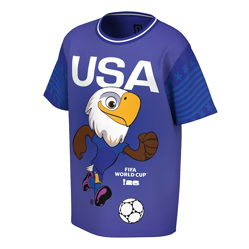 Maillot mascotte Outerstuff bleu pour jeunes des États-Unis, Coupe du Monde de la FIFA 2026