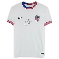 Maillot Nike blanc 2024 autographié par Carli Lloyd (USWNT) - Signature sur le devant