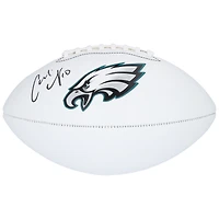 Carli Lloyd USWNT Autographed Philadelphia Eagles Franklin White Panel Football  