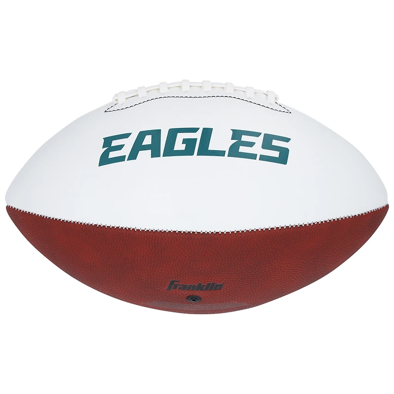 Carli Lloyd USWNT Autographed Philadelphia Eagles Franklin White Panel Football  