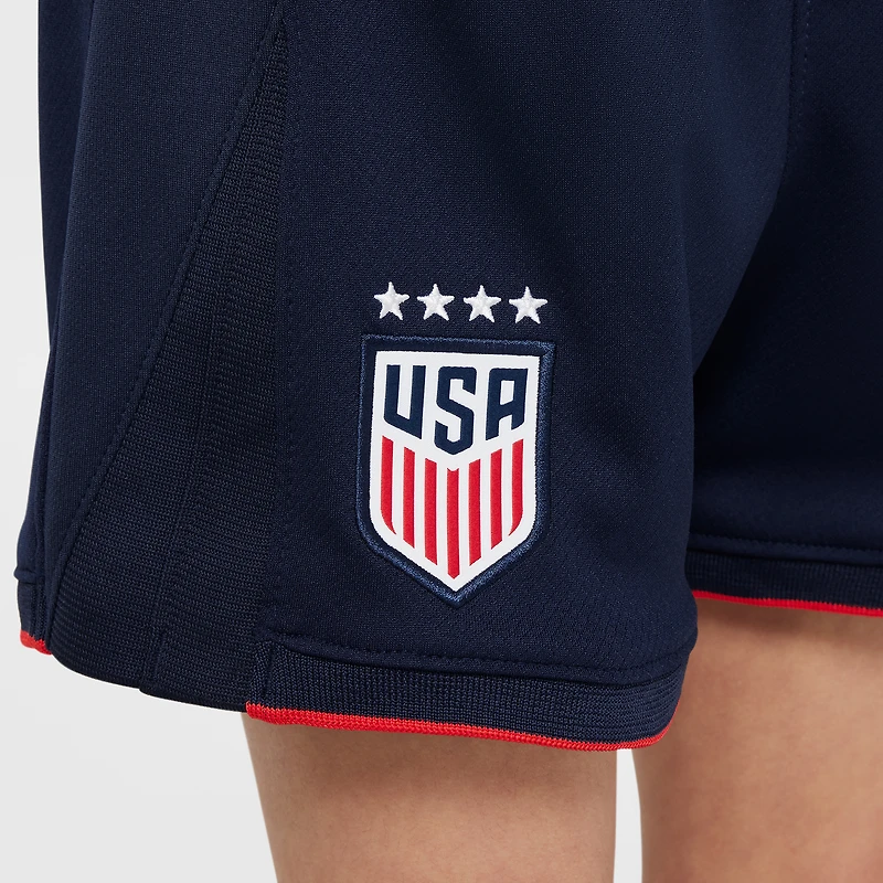 Maillot de stade extérieur Nike bleu marine USWNT 2025 pour enfant d'âge préscolaire