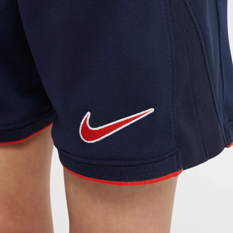 Maillot de stade extérieur Nike bleu marine USWNT 2025 pour enfant d'âge préscolaire