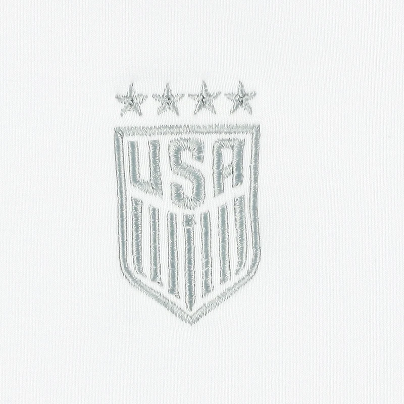 Sweat-shirt ras du cou en éponge de luxe pour femme V110850 USWoSoc 001 US Soccer LVE S25 SWTLADCRW 00US03E10147V02002UWHITE0