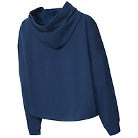Sweat à capuche manches longues Concepts Sport Navy USWNT Elevation Tri-Blend pour femme