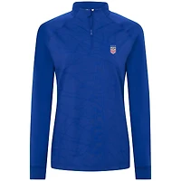 Pull-over à fermeture éclair quart de tour Levelwear Royal USWNT Amethyst pour femme