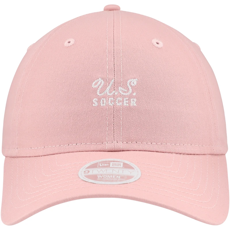 Women's New Era Pink USWNT Throwback 9TWENTY Adjustable Hat