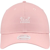 Women's New Era Pink USWNT Throwback 9TWENTY Adjustable Hat