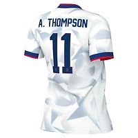 Maillot Nike Alyssa Thompson blanc USWNT 2025 Domicile Réplique pour Femme
