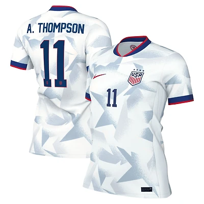 Maillot Nike Alyssa Thompson blanc USWNT 2025 Domicile Réplique pour Femme