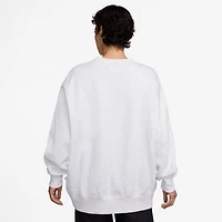 Sweat-shirt en molleton surdimensionné Nike USWNT Phoenix gris chiné pour femme
