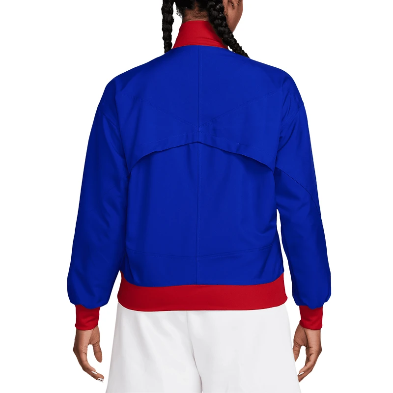Veste entièrement zippée Nike Royal USWNT 2024 Strike Anthem pour femme